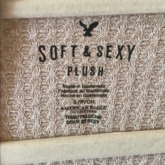 American Eagle Super Soft Cream Cardigan Sweater - Picture 2 of 2